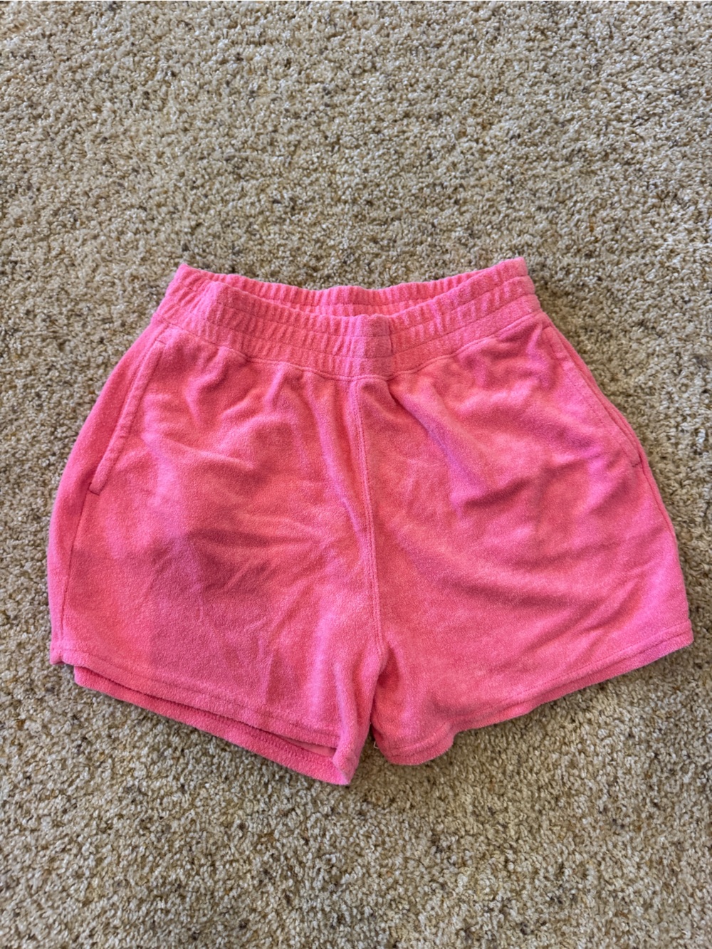 Hollister Pink Terry Cloth Shorts